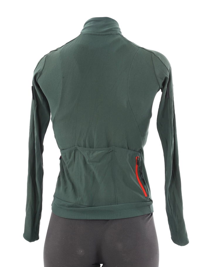Velocio Signature Long Sleeve Cycling Jersey Women S Green Road Gravel Mountain