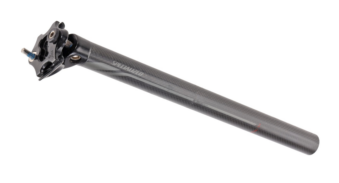 Specialized Carbon Road Bike Seatpost 27.2 x 350mm 20mm Setback 7 x 7mm Rail