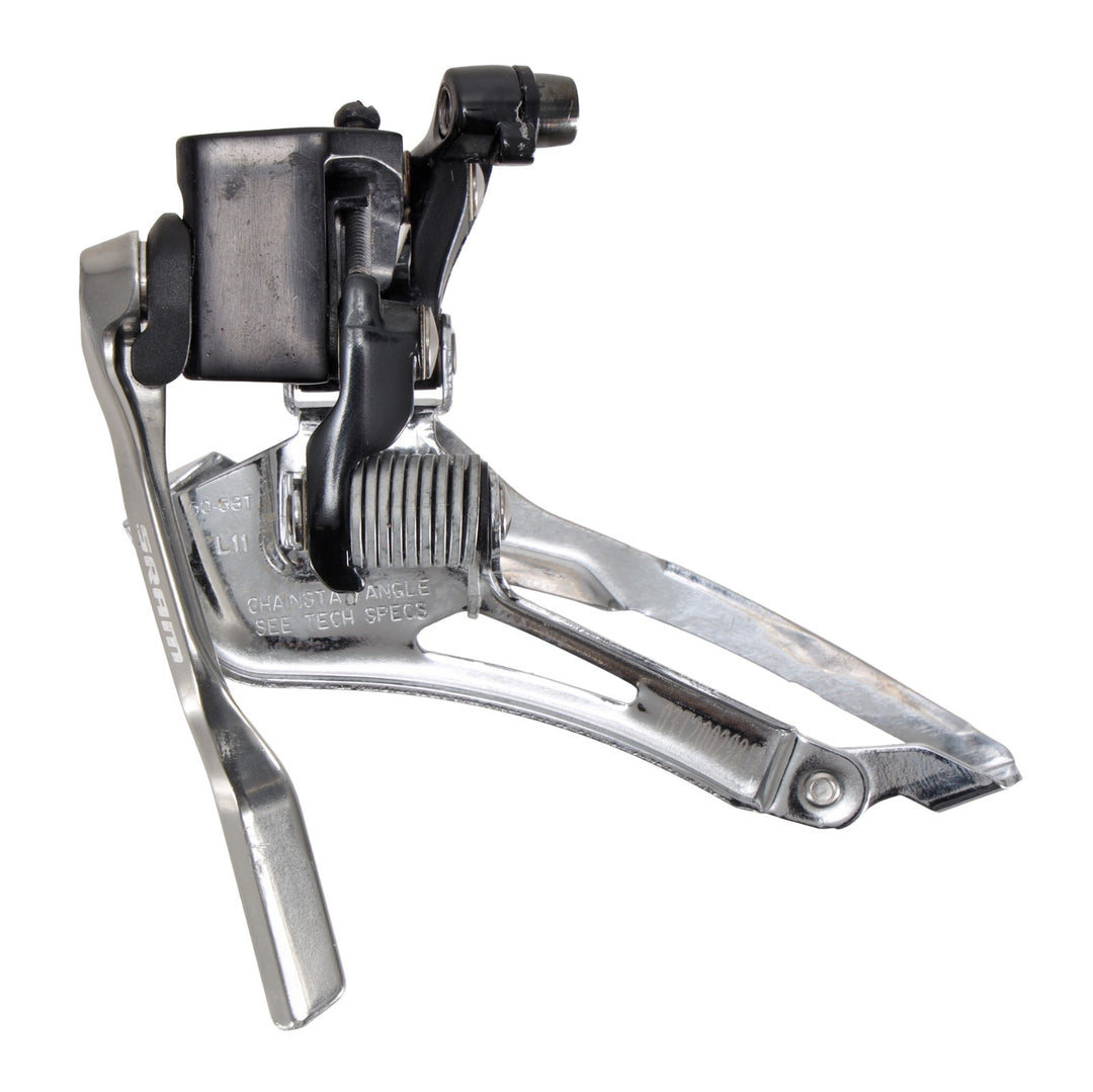 SRAM Red Yaw 2 x 10 Speed Road Bike Front Derailleur Braze-On w/ Chain Spotter