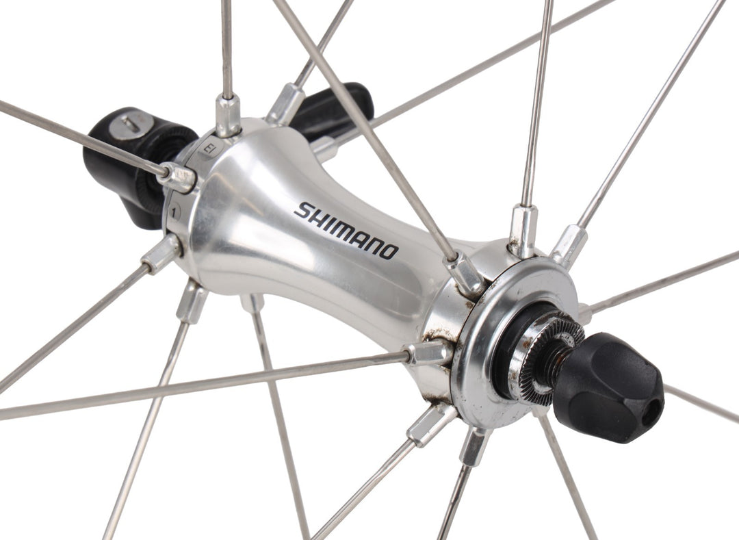 Shimano 105 WH-6500 Alloy Clincher Road Wheelset 10 Spd 700c Rim Brake QR Aero