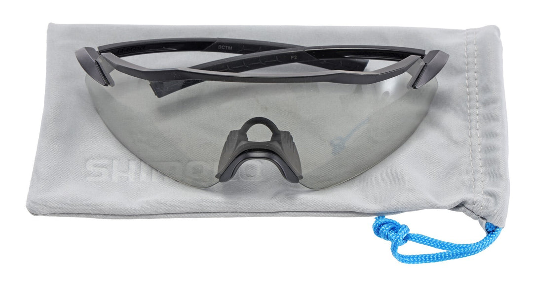 Shimano Equinox Cycling Sunglasses MATTE BLACK Photochromic Lens CE-EQNX4 Road