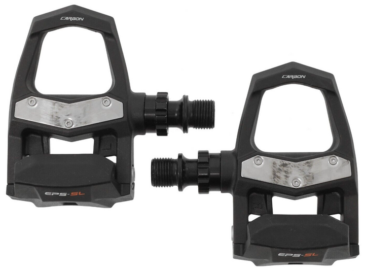 Exustar EPS-SL Clipless Carbon Road Bike Pedals 9/16" CrMo 3-Bolt Shimano SPD