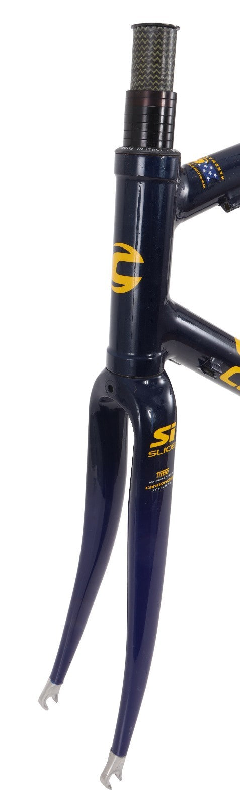 Cannondale R3000si CAAD5 Alloy Frameset TIME Carbon 56cm BLUE 700c Rim QR 2002