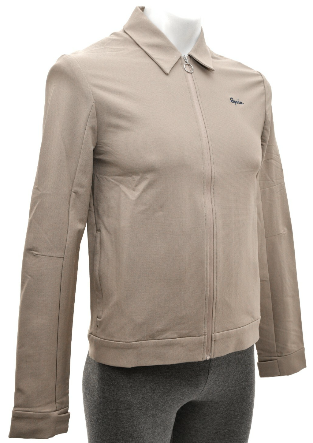 Rapha Loopback Jacket Men XS Tan Cycling Casual Lifestyle Zip-Up Coat Road Bike