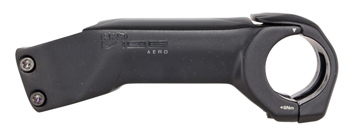 PRO Vibe Aero Alloy Road Bike Stem 31.8x 110mm -17º 1 1/8" Ti Bolts BLACK Gravel