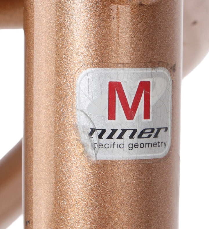 Niner SIR 9 V1 Steel Mtn Bike Frame MED Single Speed 29" Solid Gold Reynolds 853
