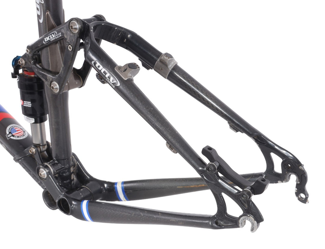 Trek Top Fuel Team Issue 110 OCLV Carbon Mtn Bike Frameset 26" LARGE Silver 2005
