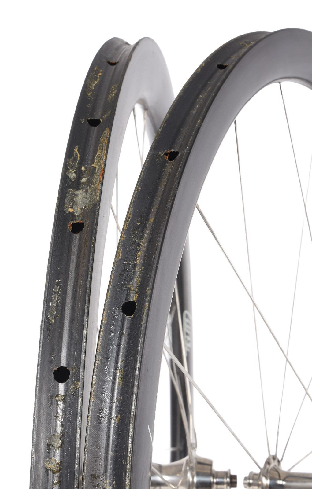 Luxe Wheelworks Carbon Tubular Road Wheelset Shimano 11 Spd 700c Rim Brake QR Ti