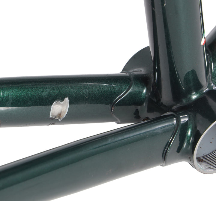 Torelli Corsa Strada Steel Road Bike Frameset 55cm Carbon Fork Green 700c Italy