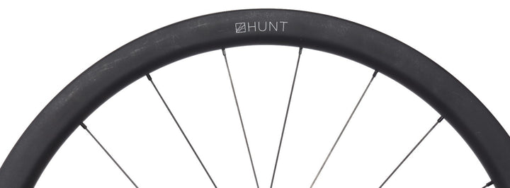 HUNT 40 Carbon Aero Tubeless FRONT Wheel CL Disc 12x 100mm 700c Road Bike Gravel