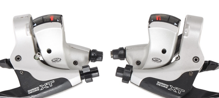 Shimano Deore XT ST-M750 3 x 9 Speed STI Dual Control Mtn Bike Trigger Shifters