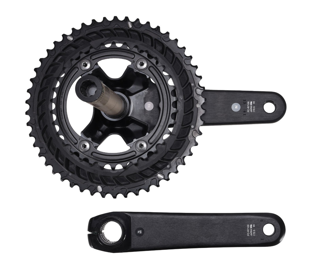 Shimano 105 FC-R7100 12 Speed Road Bike Crankset 172.5mm 50/34T Compact 4-Bolt