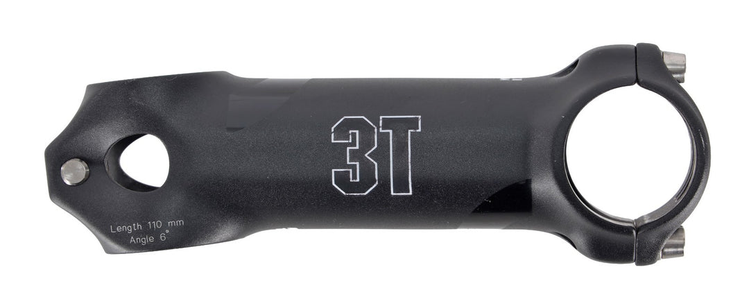3T ARX II Team Alloy Road Bike Stem 31.8x 110mm BLACK 6º 1-1/8"