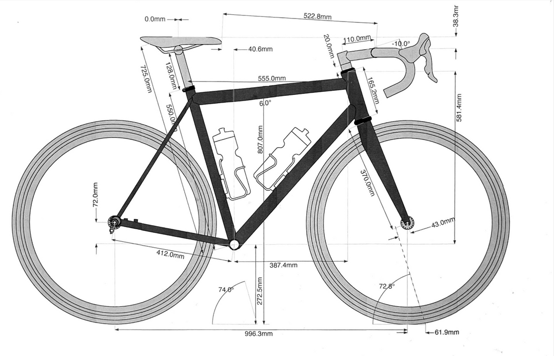 Mosaic RT-1d Titanium Road Bike Frameset 54cm Flat Mount Disc ENVE Custom