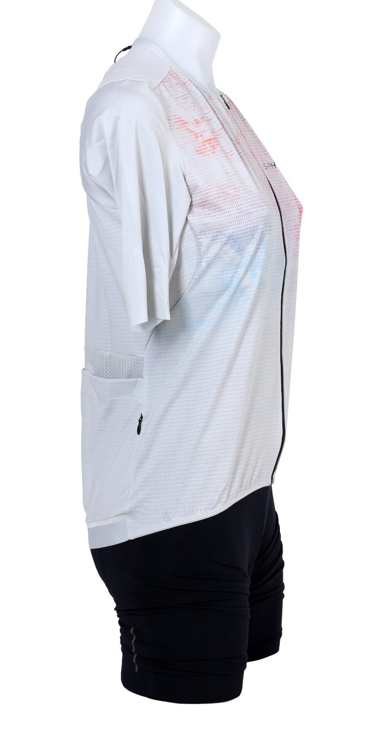 Shimano S-PHYRE Leggera Short Sleeve Cycling Kit LARGE Women Gray Road Bike