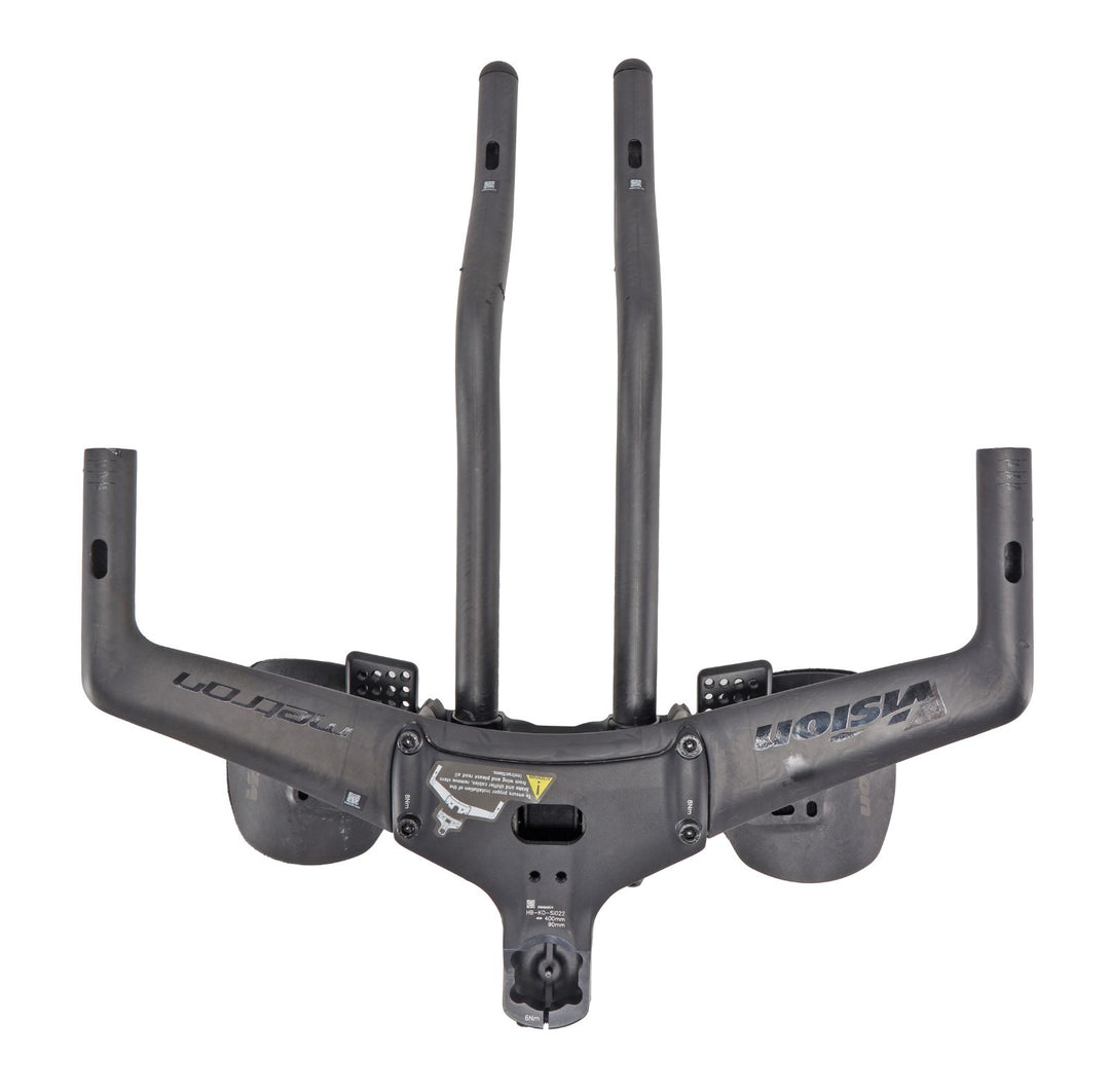 Vision Metron TFA Carbon Aero Handlebar System 40cm Snakebite 90mm TT JS-Bend