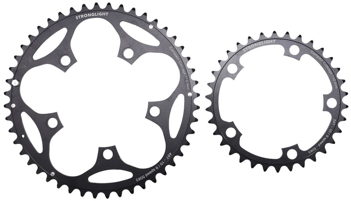 Stronglight Compact Concept Road Bike 9/10s 48/34T Chainring SET 110 BCD 5-Bolt