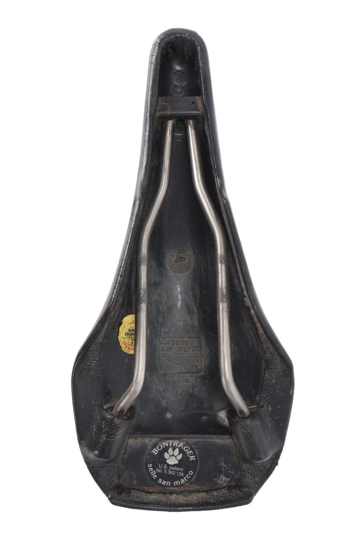 Selle San Marco Bontrager Road Bike Saddle 119mm BLACK 7x 7mm Titanium Vintage