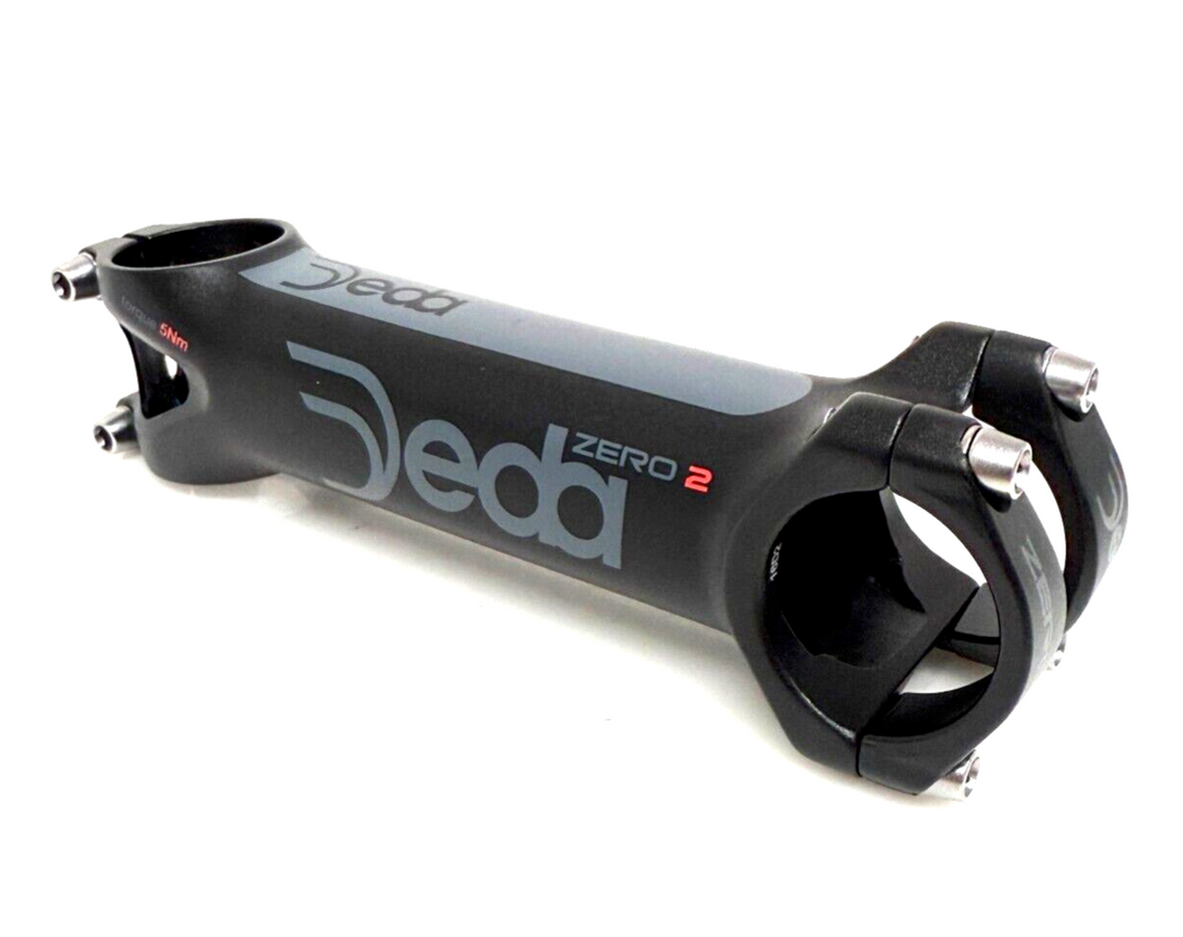 gravel bike stem Deda Zero2 Alloy Road Gravel Bike Stem 31.7/31.8 x 130mm 7° 1 1/8" Mou – buythemojo