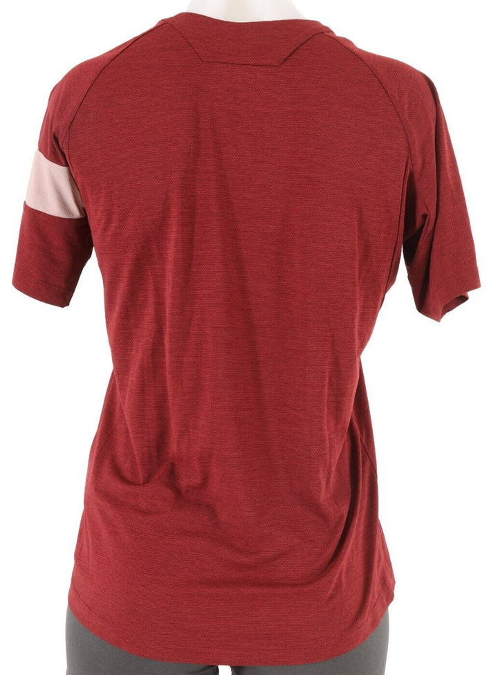 Rapha Women Trail Technical Short Sleeve T-Shirt SMALL Maroon Mountain Bike XC