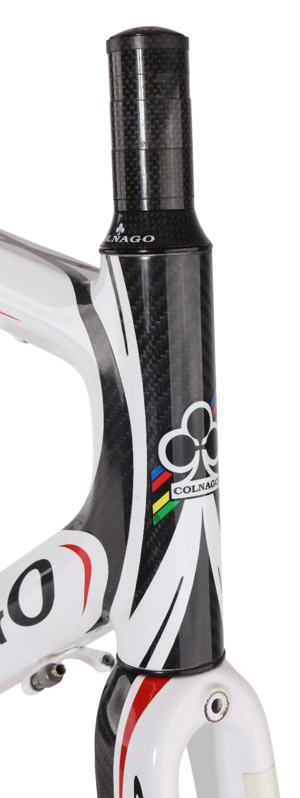Colnago CX-1 Carbon Road Bike Frameset 56s WHITE 700c QR Rim Brake Italy 2009