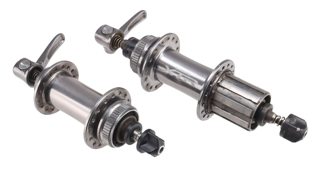 Shimano XTR M965 9 Speed Mountain Bike Hub Set 32H F + R QR CL Disc 100/135mm