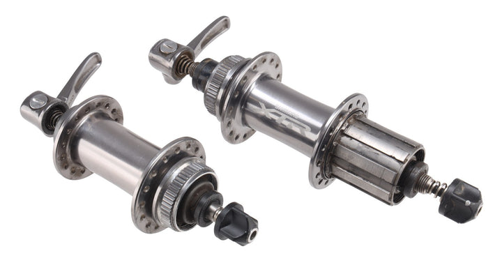 Shimano XTR M965 9 Speed Mountain Bike Hub Set 32H F + R QR CL Disc 100/135mm