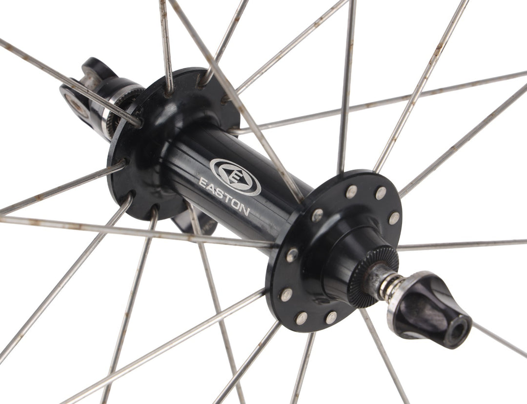 Easton Vista Alloy Clincher Road Bike Wheelset Shimano 10 Spd 700c Rim Brake QR