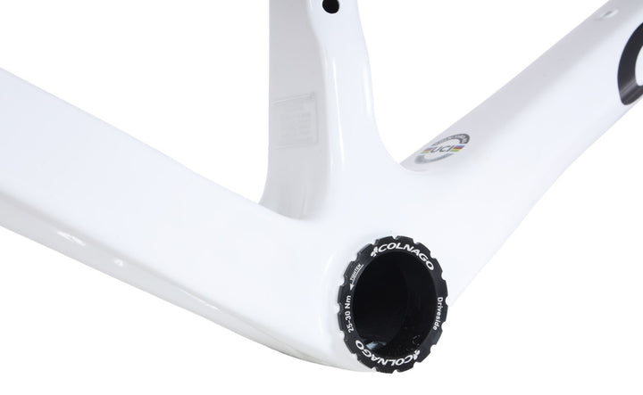 Colnago V3Rs Carbon Disc Road Bike Frameset 56cm White/Blue Thru-Axle 700c 2022