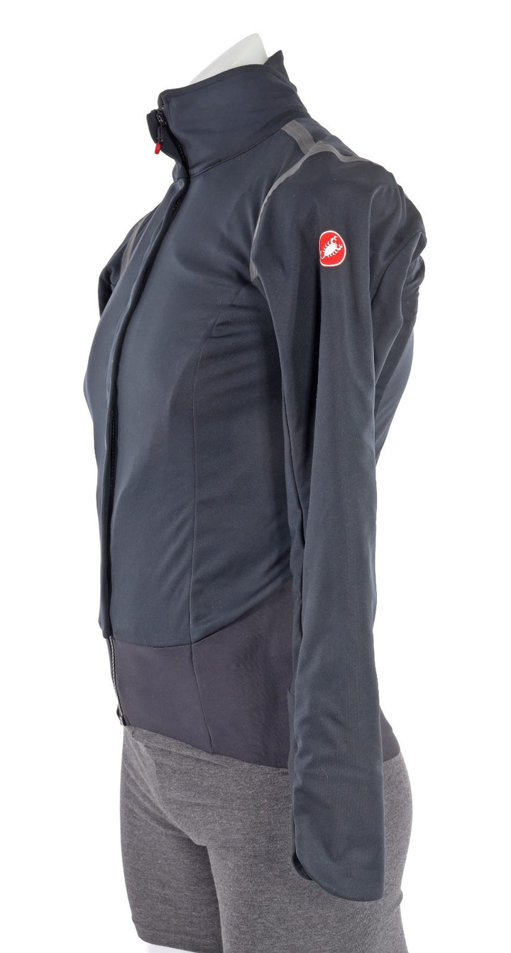 Castelli Alpha RoS 2 W Jacket Long Sleeve Thermal Jersey Women SMALL Black Road