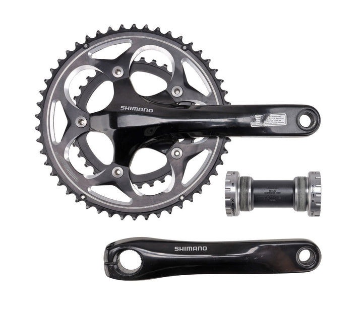 Shimano FC-R563/565 2 x 10 Speed Road Bike Crankset 175mm 50/34T Compact w/ BB