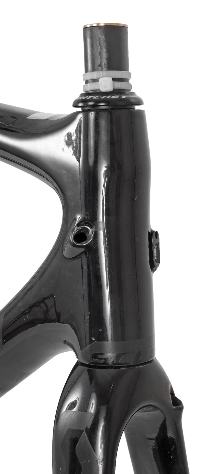 Scott Addict Premium Disc Di2 Carbon Road Bike Frameset LARGE Black Race 2017