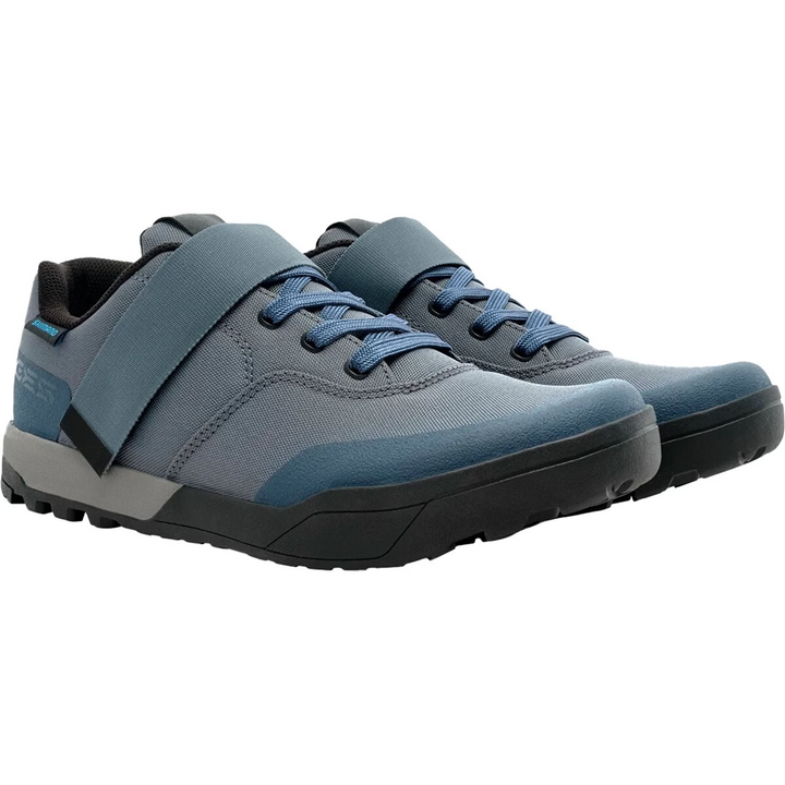 Shimano GE5W Mountain Bike Shoes EU 40 US Women 8 2-Bolt Lace Up DENIM E-Bike
