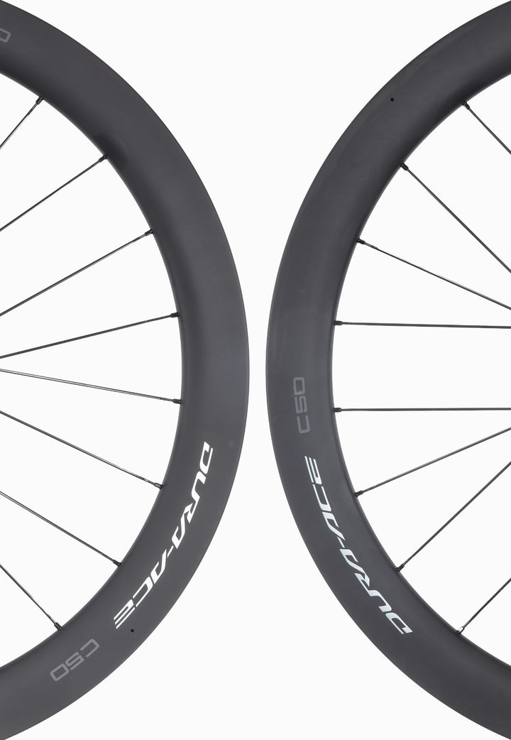 Shimano Dura-Ace WH-R9270 C50 12 Speed Carbon CL Disc TL Road Bike Wheelset 700c