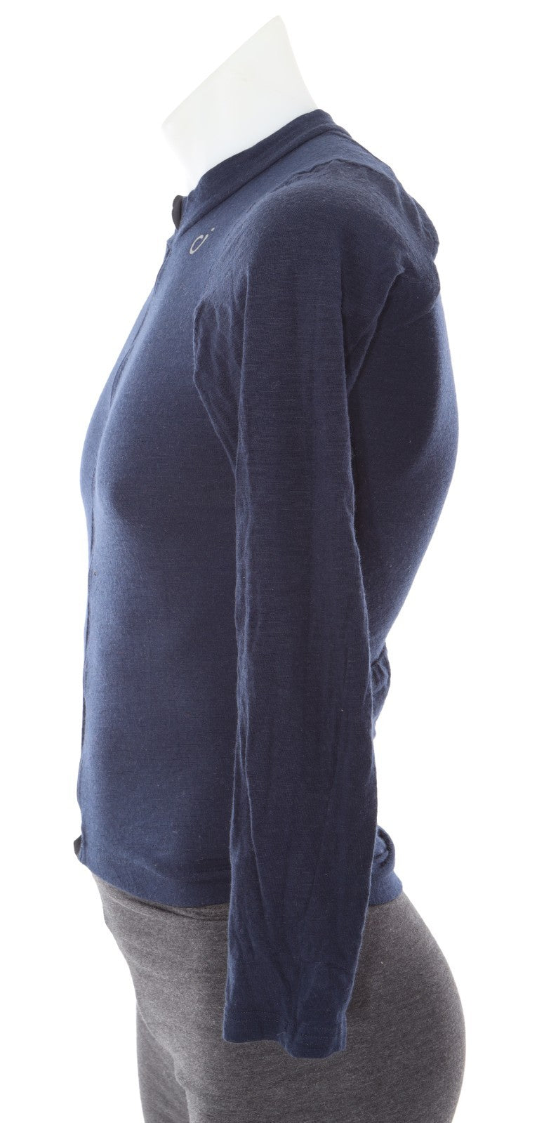 Velocio Concept Merino Long Sleeve Cycling Jersey Men MEDIUM Blue Road Gravel