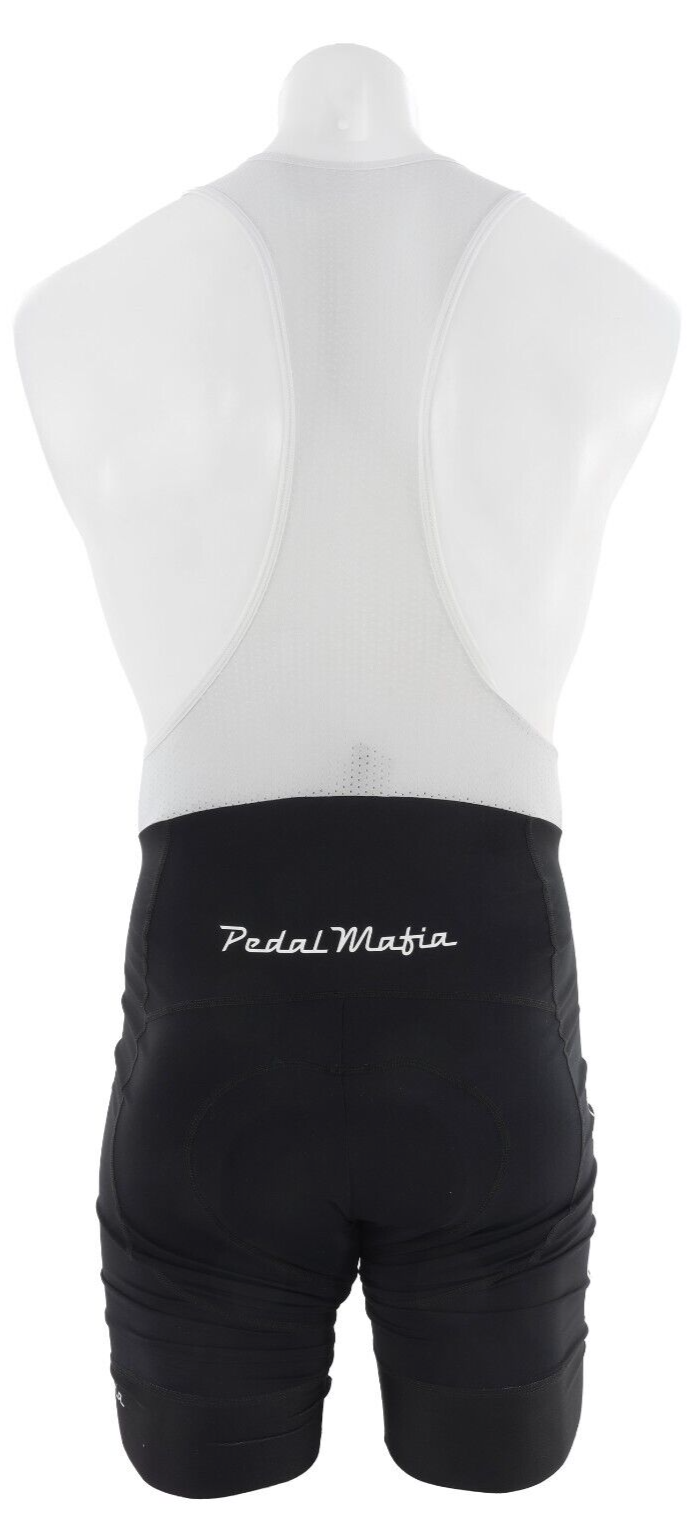 Pedal Mafia LHM Cycling Bib Shorts Men MEDIUM Black Road Bike Gravel Race Custom