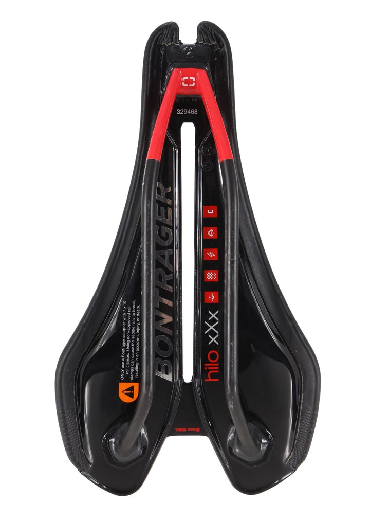 Bontrager Hilo xXx Carbon Time Trial Bike Saddle 140mm 7 x 10mm Rails Triathlon