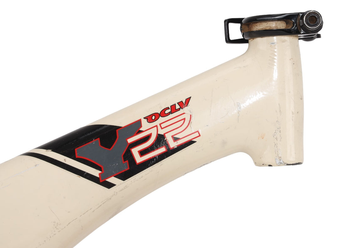 Trek Y22 OCLV Carbon Mtn Bike Frameset 26" LG 19.5" CREAM V-Brake 1997 FOR PARTS