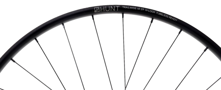 HUNT Trail Wide V2 MTB 29 Alloy Mtn Bike FRONT Wheel CL Disc 15x 110mm Gravel