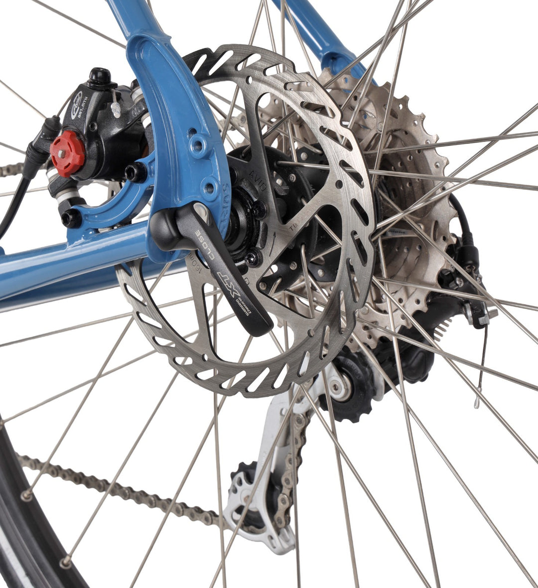 Surly Disc Trucker 3x 10 Sp Touring Bike 56cm BLUE 4130 Dura-Ace XT Sugino 2017