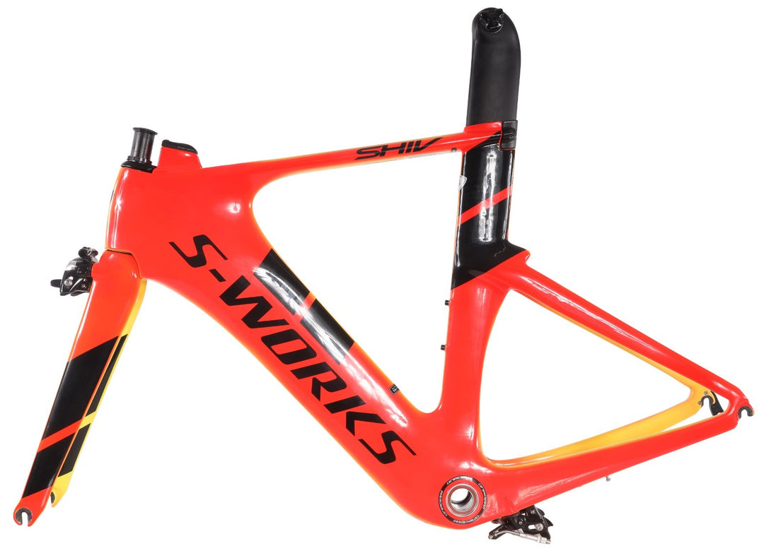 Specialized S-Works Shiv Carbon TT Frameset Module SMALL Rocket Red Rim QR 2017