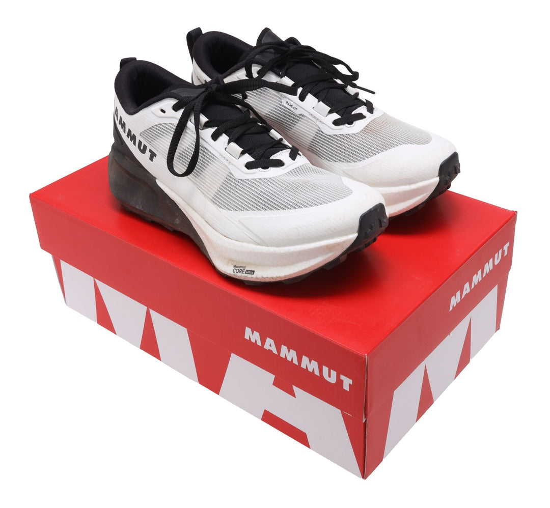 Mammut Aenergy Trail Endurance Ultra Low Running Shoes US Men 9 White Black