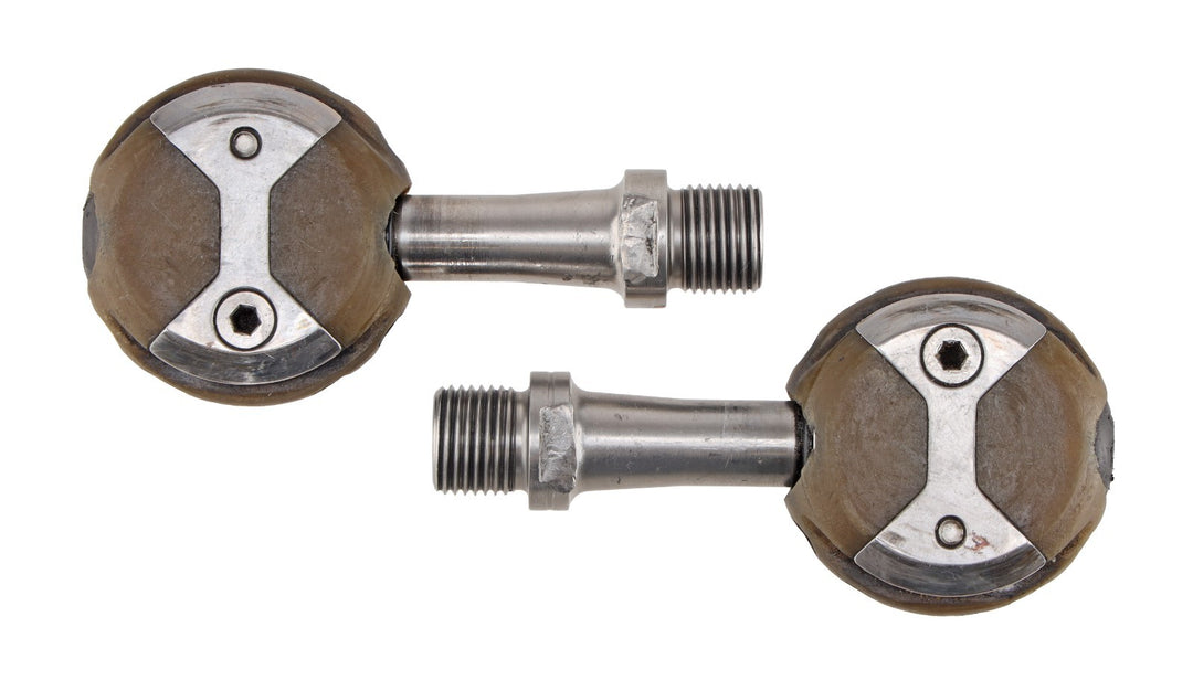 Speedplay X2 Clipless Road Bike Pedals Gray 53mm Stainless Steel 4 Bolt