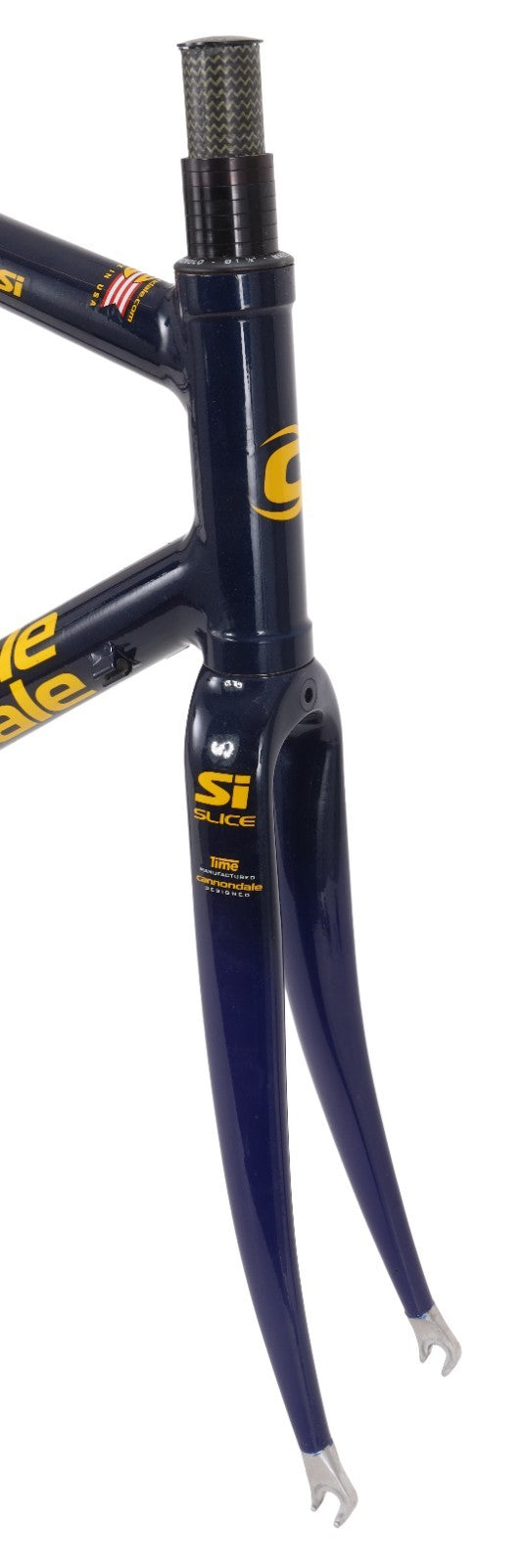 Cannondale R3000si CAAD5 Alloy Frameset TIME Carbon 56cm BLUE 700c Rim QR 2002