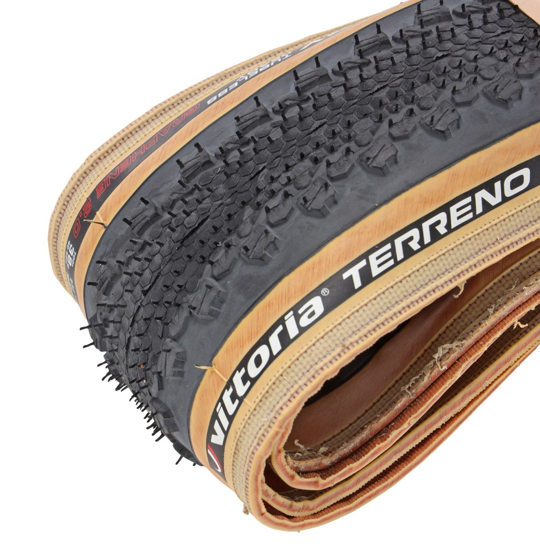 Vittoria Terreno Dry G2.0 Tubeless Gravel Bike Tire 700 x 38c Tan Wall CX Road