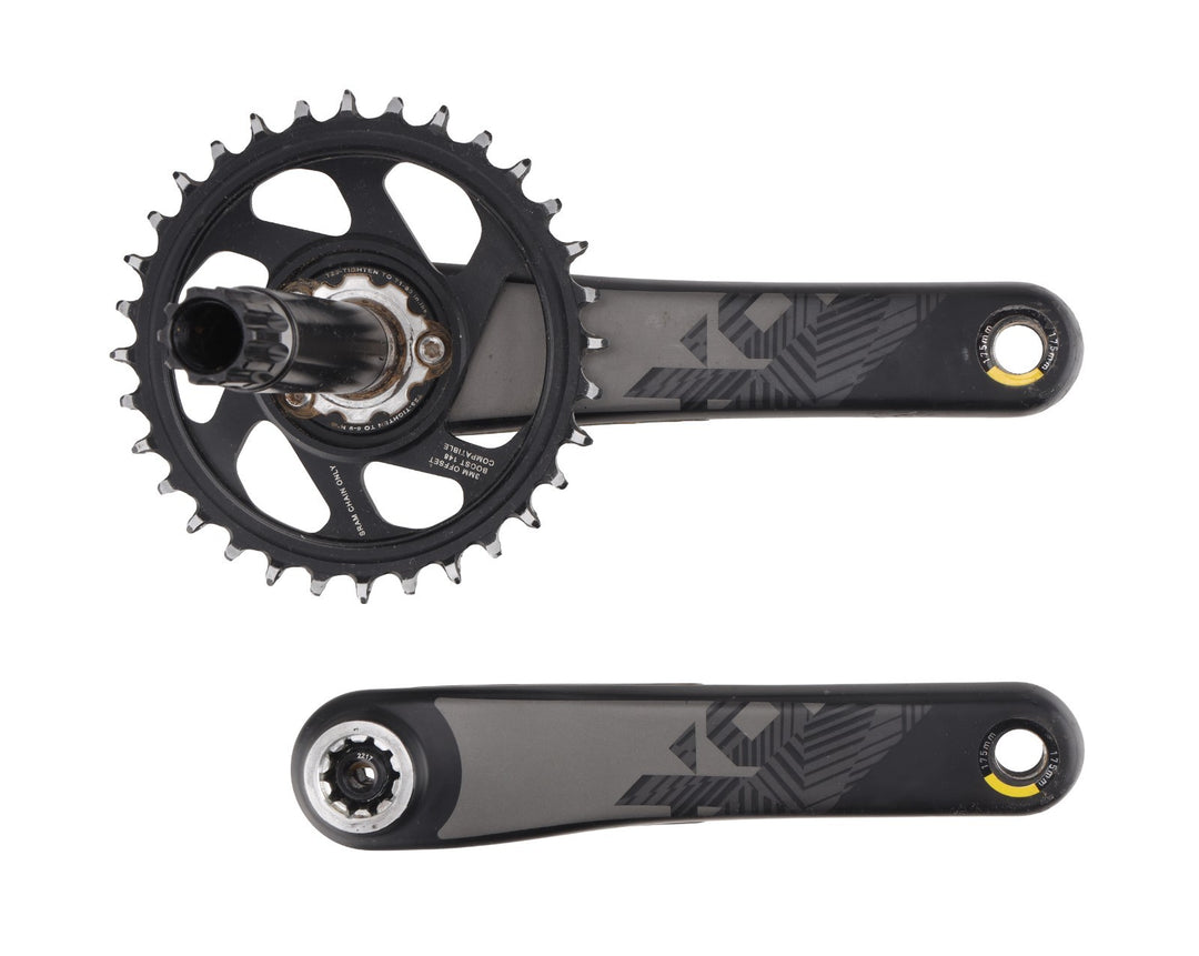 SRAM Eagle X01 1x 12 Speed GXP Carbon Mountain Bike Crankset 175mm 32T X-Sync 2