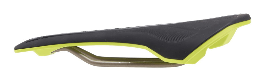 Syncros XR 1.5 Mountain Bike Saddle 132mm NARROW 7 x 7mm Ti Rail BLACK/YELLOW
