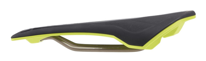 Syncros XR 1.5 Mountain Bike Saddle 132mm NARROW 7 x 7mm Ti Rail BLACK/YELLOW