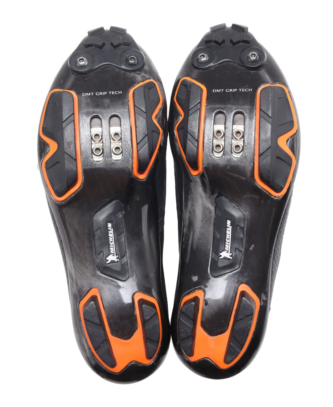 DMT KM0 Knit Mountain Bike Shoes EU 41 US Men 8 BOA BLACK/ORANGE 2-Bolt XC Race