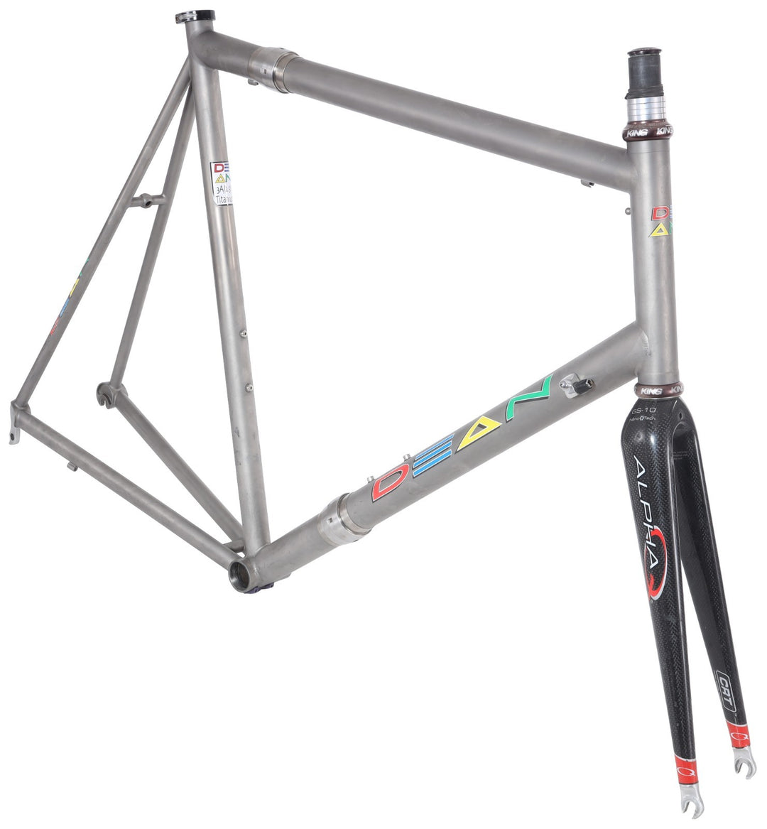 DEAN Bikes El Diente Travel Titanium Road Frameset XXL QR Rim SS Couplers USA